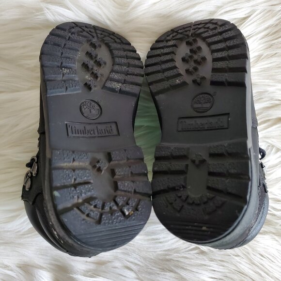 Timberland Black Toddler Waterproof Cushioned Field Boot SZ 9 - Picture 6 of 11
